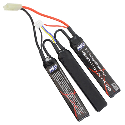1300mAh 11.1V LiPO Airsoft Battery