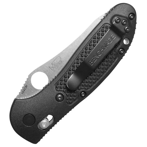 Benchmade Griptilian Satin Plain Hollowground Blade 