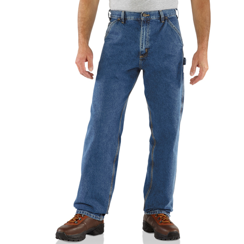 Loose/Original-Fit Washed Work Dungaree