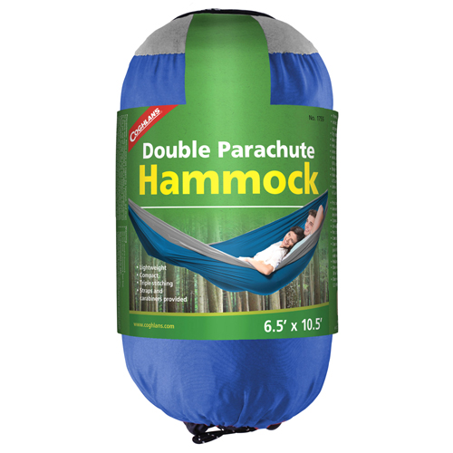 Double Parachute Hammock - Blue/Grey