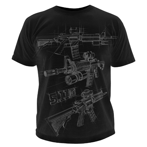 5.11 AR Sketch Logo T-Shirt