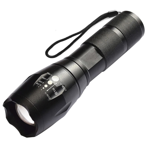 Tactical Flashlight With Zoom Function