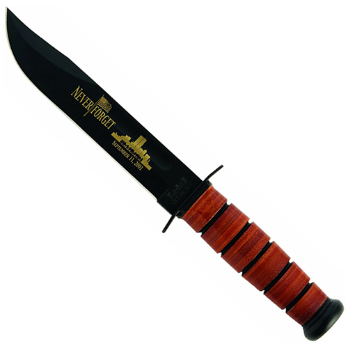 Ka-Bar 9/11 Commemorative 1095 Cro-Van Steel Fixed Knife