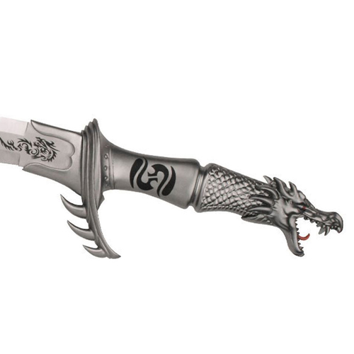 Fantasy Master Dragon Etched on Blade Fixed Knife