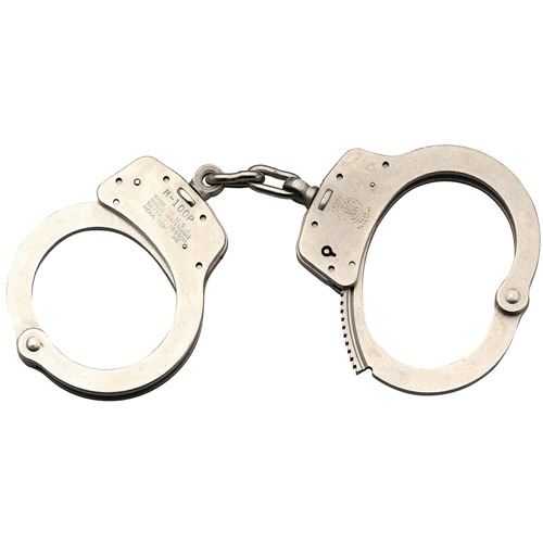 Nickel Handcuffs Push Pin Lock