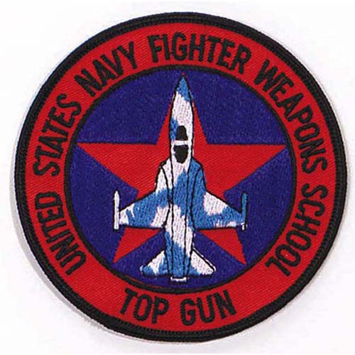 Ultra Force US Fighter School Top Gun 4 Inch Patch