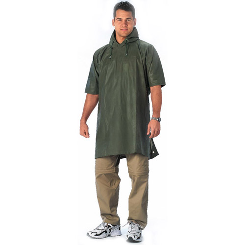 O.D Rubber Poncho