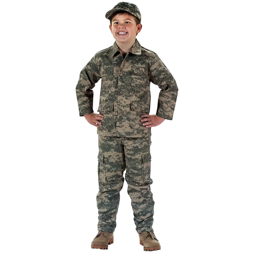 Kids Digital Camo BDU Shirt