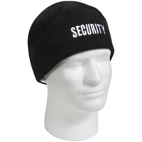 Ultra Force Black Polar Fleece Security Watch Cap