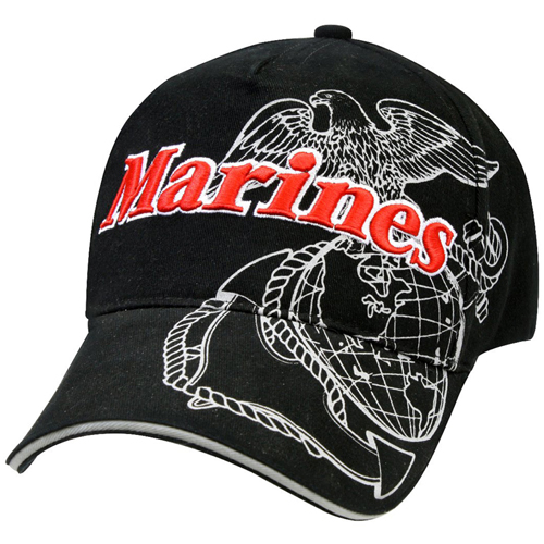 Marines Deluxe LoW Profile Insignia Cap - Black