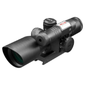 Dual Ill. Tactical Scope W/Green Laser & Mil-Dot-2.5-10x40