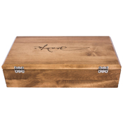 Western Justice John Wayne Signature 14.5 Inch Long gun Wood Case