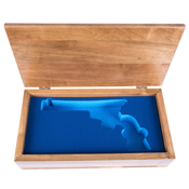 Western Justice John Wayne Signature 14.5 Inch Long gun Wood Case