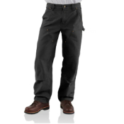 Loose Fit Washed Duck Double-Front  Utility Work Pant