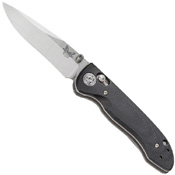 Foray 698 Black Contoured G-10 Handle Folding Knife