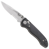 Foray 698 Black Contoured G-10 Handle Folding Knife