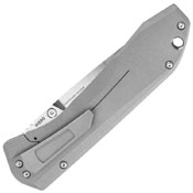 765 Mini Sandblasted Titanium Handle Folding Knife