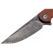 Mini Asticus Damascus Folding Knife