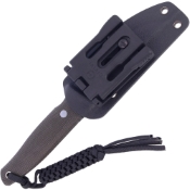 Discover the Tamashii Fixed Knife with a Brown Canvas Micarta Handle for a perfect combination of aesthetics and performance. Available exclusively at BuyCamouflage.com.