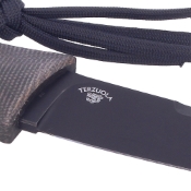 Discover the Tamashii Fixed Knife with a Brown Canvas Micarta Handle for a perfect combination of aesthetics and performance. Available exclusively at BuyCamouflage.com.