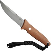 Discover the Tamashii Fixed Knife with a Brown Canvas Micarta Handle for a perfect combination of aesthetics and performance. Available exclusively at BuyCamouflage.com.