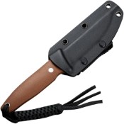 Discover the Tamashii Fixed Knife with a Brown Canvas Micarta Handle for a perfect combination of aesthetics and performance. Available exclusively at BuyCamouflage.com.