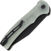 Discover the Cogent Folding Knife with a Natural G10 Handle and Half Serrated Blade. Explore the diverse collection at Camouflage.ca for top-tier outdoor tools. 