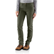 Carhartt Womens Slim Double Front Dungaree