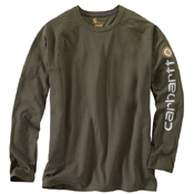 Carhartt Force Cotton Delmont Sleeve Graphic Long-Sleeve T-Shirt