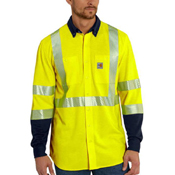 Carhartt FR High Vis Force Hybrid Shirt