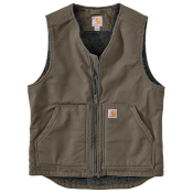 Carhartt Relaxed Fit Washed Duck Sherpa Lined Vest