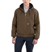 Sandstone Quilted Flannel-Lined Active Jacket