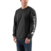 Carhartt Mens Workwear Long Sleeve Graphic Logo T-Shirt