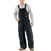 Extremes Zip To Waist Arctic Quilt-Lined Bib Overalls
