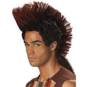 California Man Indian Warrior Wig