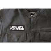 Long Live The Beard Patch 4x1.5 Inch