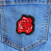 Rose Bud Patch - 2.25x2 inch