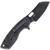 Plain Edge - Pilar Large Folding Knife - Black