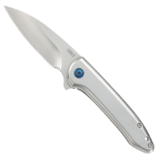 Delineation Assisted Folding Knife w Frame Lock - Stainless Steel