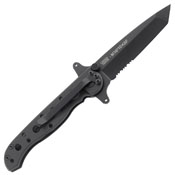 M16-10KSF Tanto EDP Finish Blade Half Serrated Knife