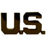 Eagle Emblems U.S. Letters Pin - 1 Inch