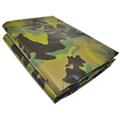 Woodland Camouflage Polyethylene Tarp