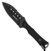 Wartech 8'' Half Serrated Edge Fixed Knife