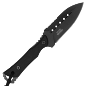 Wartech 8'' Half Serrated Edge Fixed Knife