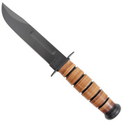 7 Inch Blade Fighting Knife w/ Leather Sheath