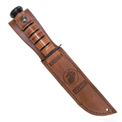 7 Inch Blade Fighting Knife w/ Leather Sheath