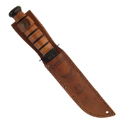 7 Inch Blade Fighting Knife w/ Leather Sheath