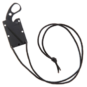 TDI Last Ditch Fixed Blade Neck Knife - Black