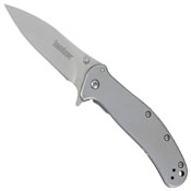 Zing SS Bead-Blast Finish Plain Edge Blade Folding Knife