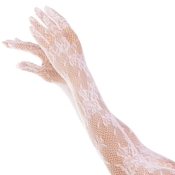 Lace Opera Length Women's Costume Gloves